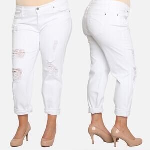JAMES JEANS Neo Beau Curvy Destroyed Classic Boyfriend New